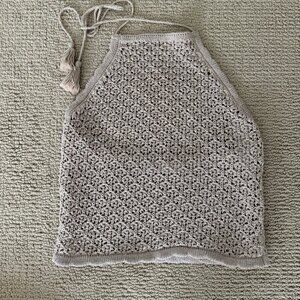 Zara Crochet Halter Top